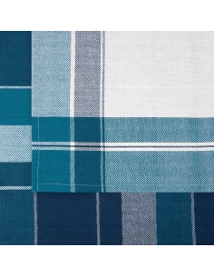 KOMPLET RĘCZNIKÓW KUCHENNYCH MONA 50 X 70 CM NIEBIESKI 2