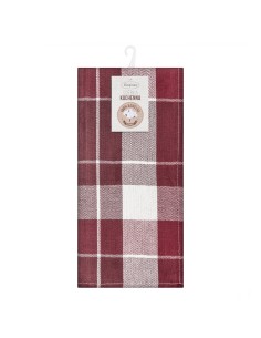 KOMPLET RĘCZNIKÓW KUCHENNYCH MONA 50 X 70 CM BORDOWY
