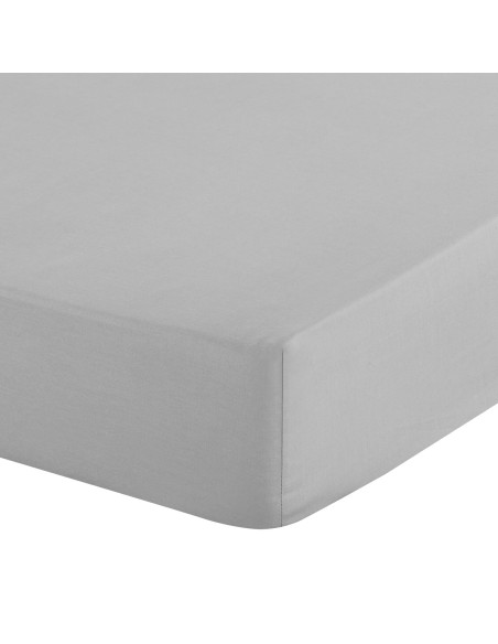 PRZEŚCIERADŁO Z GUMKĄ BASIC 180 X 200 X 30 CM SREBRNY