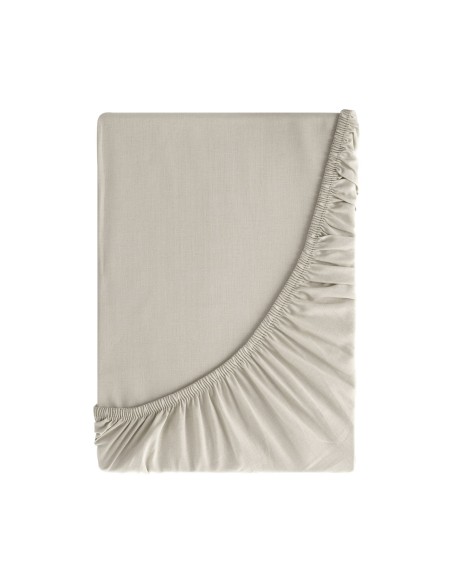 PRZEŚCIERADŁO Z GUMKĄ BASIC 140 X 200 X 30 CM BEŻOWY