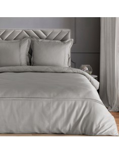 KOMPLET POŚCIELI HAFT4 160 X 200 CM SREBRNY