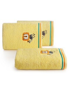 RĘCZNIK DZIECIĘCY BABY69 70 X 140 CM ŻÓŁTY