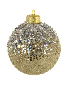 BOMBKA CHOINKOWA O 10 CM ZŁOTY