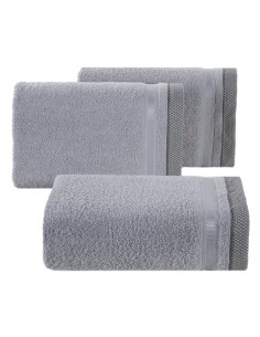 RĘCZNIK ABBIE (04) 50 X 90 CM SREBRNY