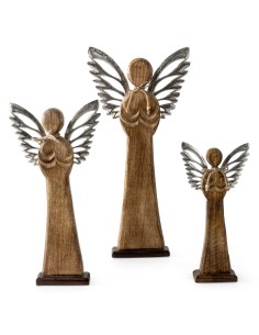 FIGURKA ŚWIATECZNA D9 27 X 5 X 55 CM BRĄZOWY 2