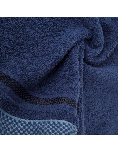 RĘCZNIK ABBIE (10) 70 X 140 CM GRANATOWY