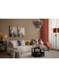 ŚWIECZNIK DEKORACYJNY WIKI (01) 15 X 12 X 32 CM CZARNY 2