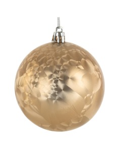 BOMBKA CHOINKOWA FI 8 CM SZAMPAŃSKI