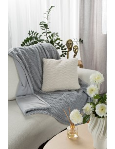 KOC LARIS 130 X 170 CM SREBRNY 2