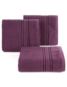 RĘCZNIK DAVOS (09) 30 X 50 CM CIEMNOFIOLETOWY