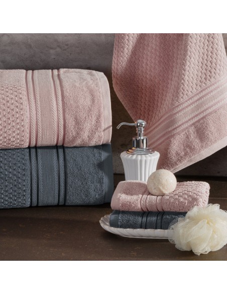 RĘCZNIK DAVOS (05) 50 X 90 CM PUDROWY