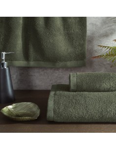 KOMPLET RĘCZNIKÓW VENUS 46 X 36 X 7 CM CIEMNOOLIWKOWY 2