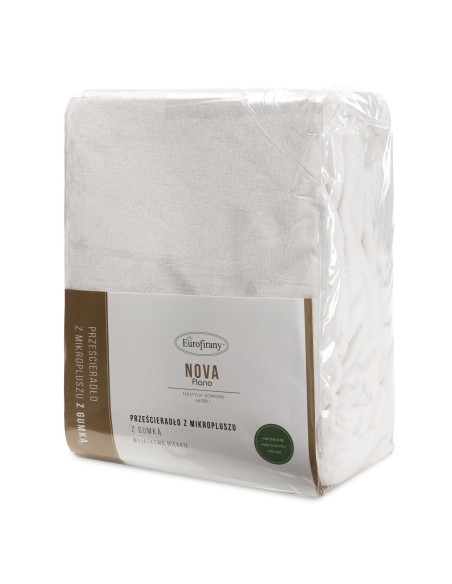 PRZEŚCIERADŁO FLANO 140 X 200 X 30 CM KREMOWY