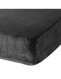 PRZEŚCIERADŁO FLANO 140 X 200 X 30 CM CZARNY 2