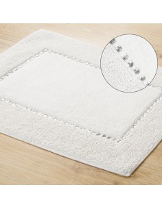 DYWANIK ŁAZIENKOWY CHIC 60 X 90 CM BIAŁY