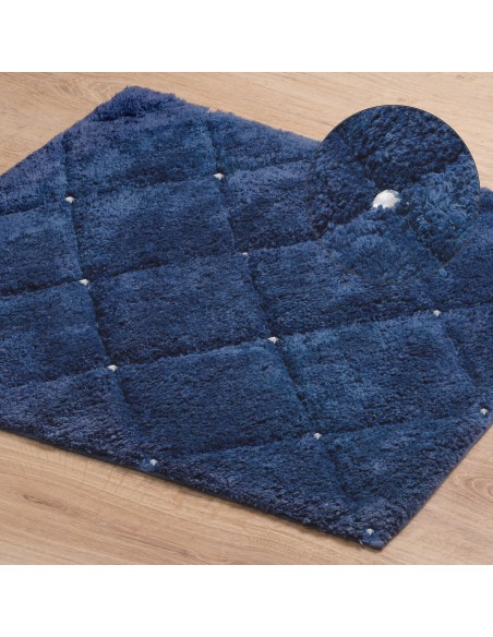 DYWANIK ŁAZIENKOWY CHIC (2) 60 X 90 CM GRANATOWY