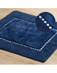 DYWANIK ŁAZIENKOWY CHIC 50 X 70 CM GRANATOWY