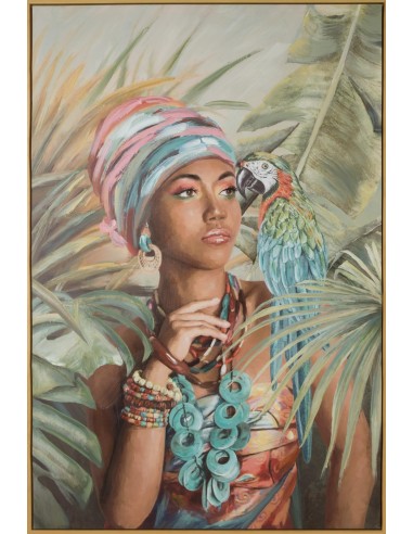 OBRAZ 574A 80 X 120 CM ZIELONY