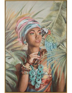 OBRAZ 574B 80 X 120 CM ZIELONY