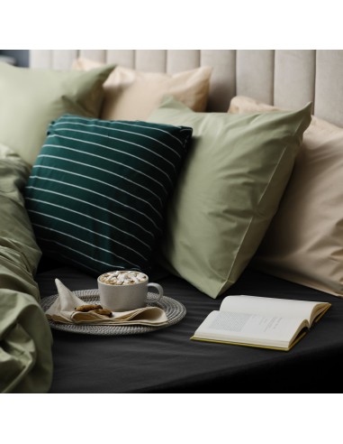 PRZEŚCIERADŁO Z GUMKĄ BASIC 180 X 200 X 30 CM CZARNY