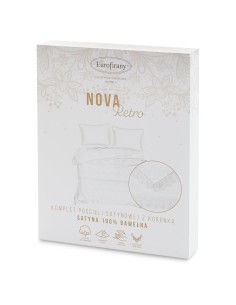 KOMPLET POŚCIELI RETRO 6 220 X 200 CM BIAŁY 2