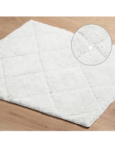 DYWANIK ŁAZIENKOWY CHIC (2) 60 X 90 CM BIAŁY