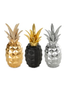 FIGURKA DEKORACYJNA ESTEL 10 X 10 X 25 CM SREBRNY 2