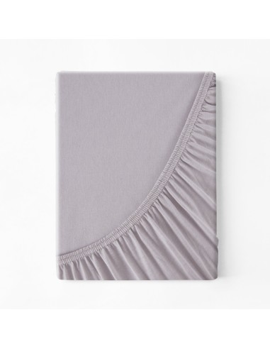 PRZEŚCIERADŁO JERSEY3 90 X 200 X 25 CM JASNOSZARY
