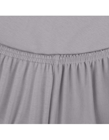 PRZEŚCIERADŁO JERSEY3 90 X 200 X 25 CM JASNOSZARY