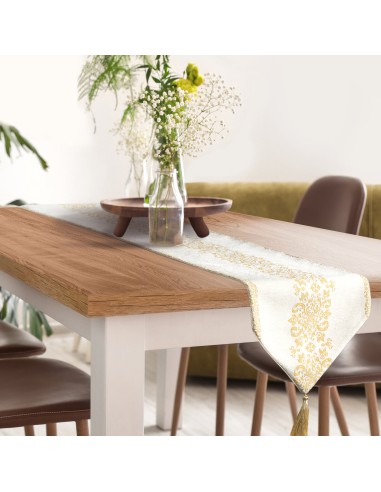 OBRUS MAJORKA 30 X 180 CM BIAŁY