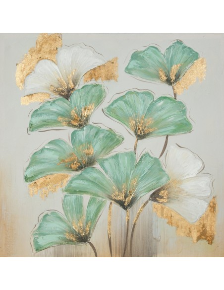 OBRAZ 582B 60 X 60 CM TURKUSOWY