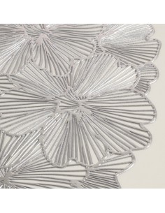 PODKŁADKA LAURA O 38 CM SREBRNY 2