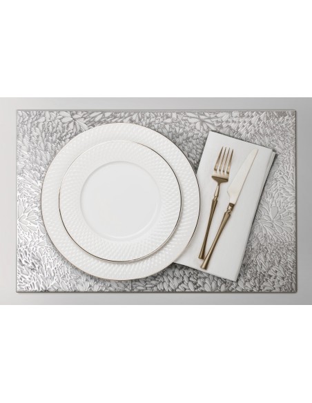 PODKŁADKA MELANIE 30 X 45 CM SREBRNY