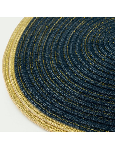 PODKŁADKA TIRANA 30 X 45 CM GRANATOWY