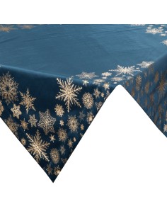 OBRUS ŚWIĄTECZNY JOY 85 X 85 CM GRANATOWY 2