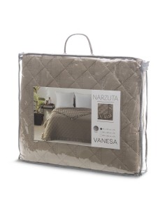 NARZUTA VANESA 200 X 220 CM CIEMNOBEŻOWY 2