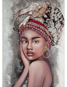 OBRAZ 648 70 X 100 CM BRĄZOWY