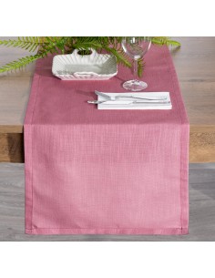 OBRUS SUMMER6 40 X 140 CM CIEMNORÓŻOWY