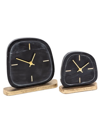 ZEGAR DEKORACYJNY 107305 24 X 5 X 22 CM CZARNY