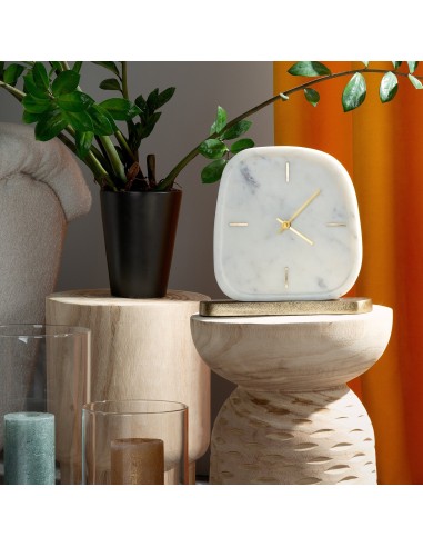 ZEGAR DEKORACYJNY 107303 24 X 5 X 22 CM BIAŁY