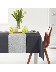 OBRUS ANITA 6 140 X 180 CM STALOWY