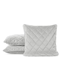 POSZEWKA VELVET 27 45 X 45 CM SREBRNY 2