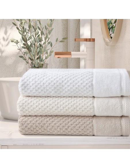 RĘCZNIK FRIDA (08) 70 X 140 CM CIEMNOBRĄZOWY