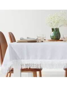 OBRUS JASPER 140 X 260 CM BIAŁY