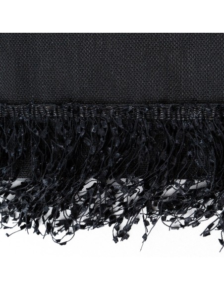 OBRUS JASPER 140 X 260 CM CZARNY