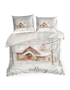 ŚWIĄTECZNY KOMPLET POŚCIELI JOYFULL 220 X 200 CM BIAŁY 2