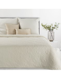 NARZUTA LEN 4 200 X 220 CM KREMOWY