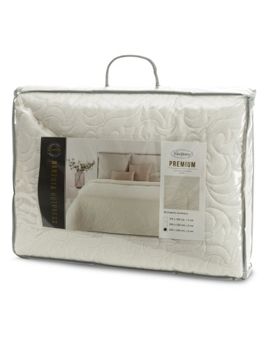 NARZUTA LEN 4 200 X 220 CM KREMOWY