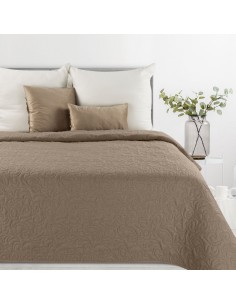 NARZUTA LEN 4 170 X 210 CM BRĄZOWY