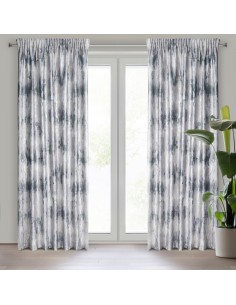 ZASŁONA GOTOWA TINA NA TAŚMIE 140 X 270 CM SREBRNY